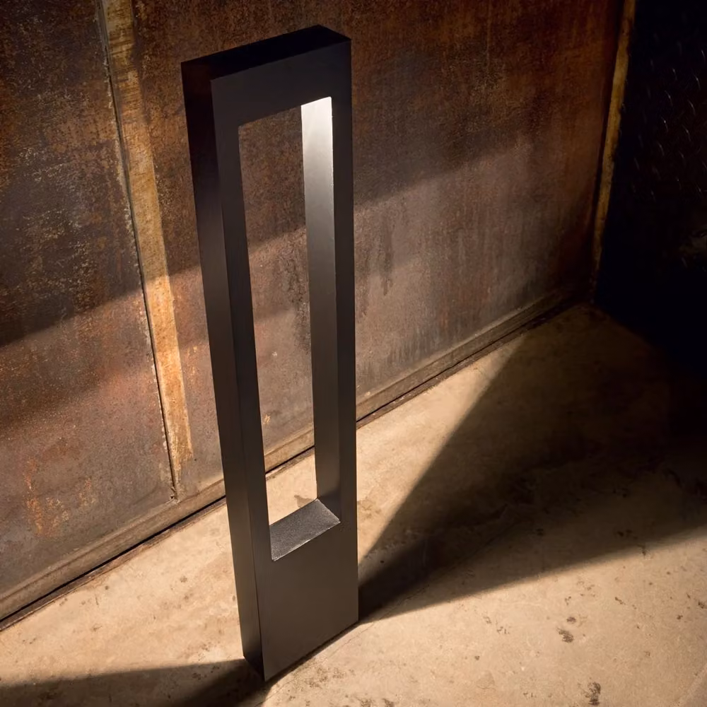 Piantana Moderna Vega IDEAL LUX in Alluminio Nero con Vetro Trasparente, Luce G9 3W 3000K Luce Calda – 2
