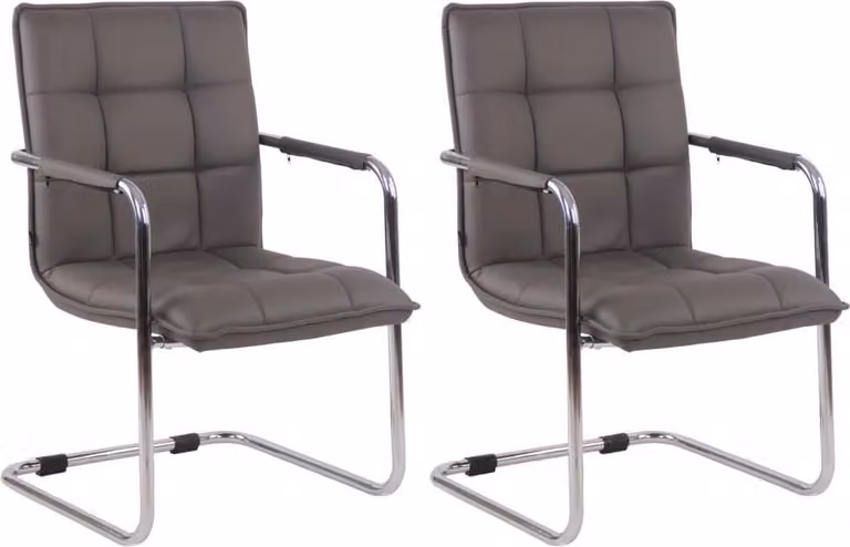 set di 2 sedie da pranzo in Pelle finta - Pelle finta - Ottimo comfort di seduta