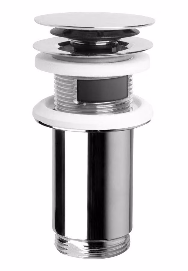 Sapho Omp Accessori per il tè - Beccuccio rotondo chiudibile 1 1/4, ClickClack, cromo 7533.370.5