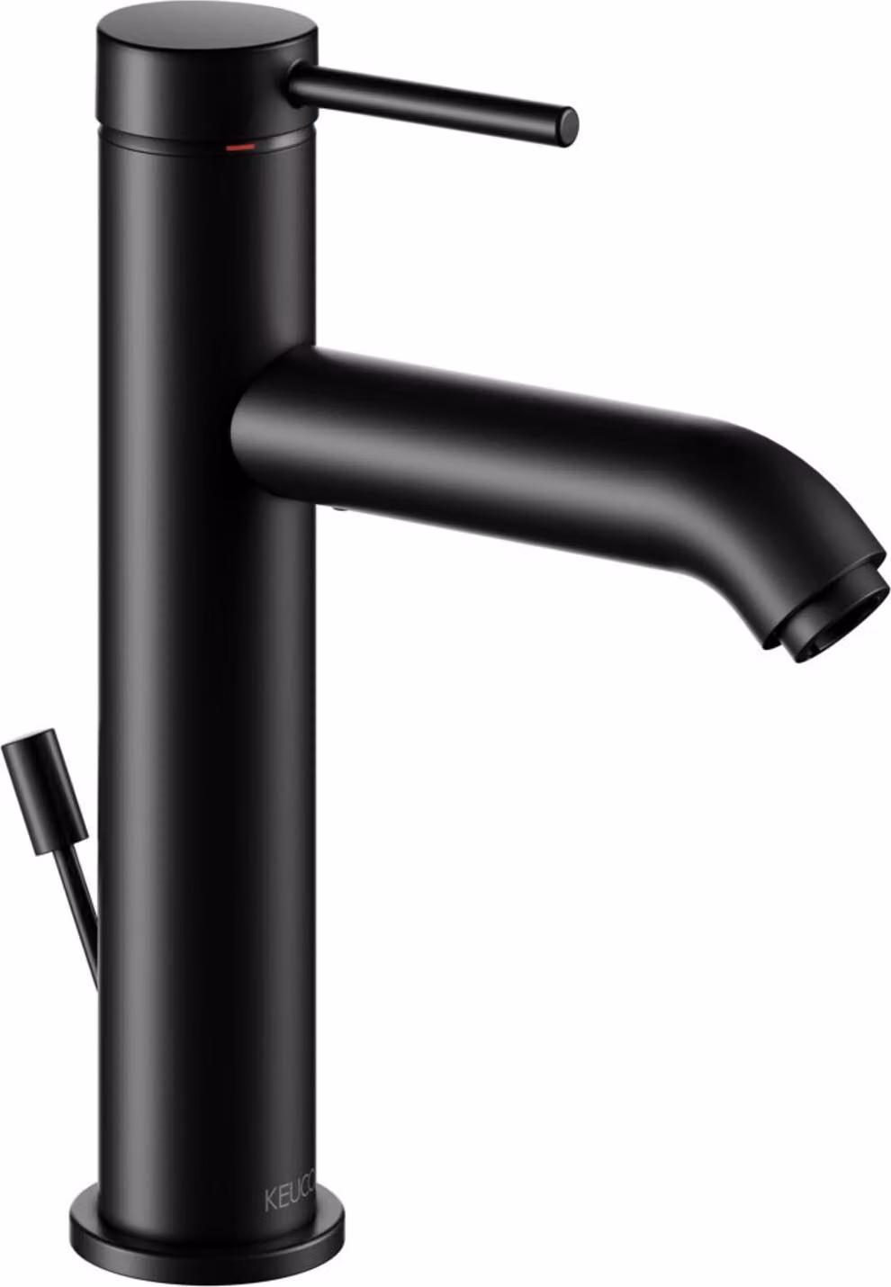KEUCO IXMO Soft Mitigeur monocommandé pour lavabo 130, avec vidage à tirette, saillie 129mm, 59501372001, 59501372001