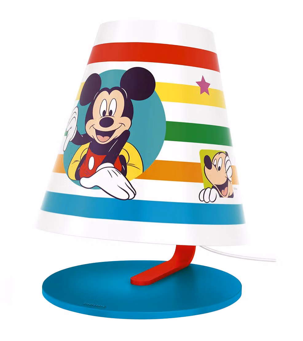 NUOVA lampada da tavolo a LED per la camera dei bambini Philips Lampada da tavolo Disney Topolino
