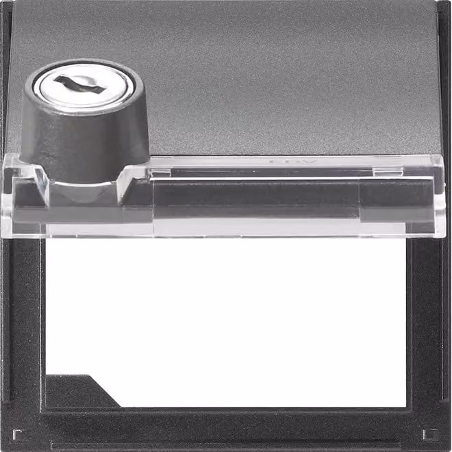 Gira 069467 Telaio adattatore KD BSF con serratura, serie Gira TX_44 (WG UP) antracite