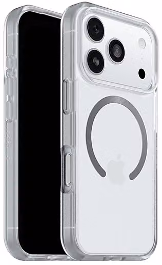 Cover OtterBox React Series MagSafe per iPhone 17 Pro, ultra resistente e sottile, Trasparente