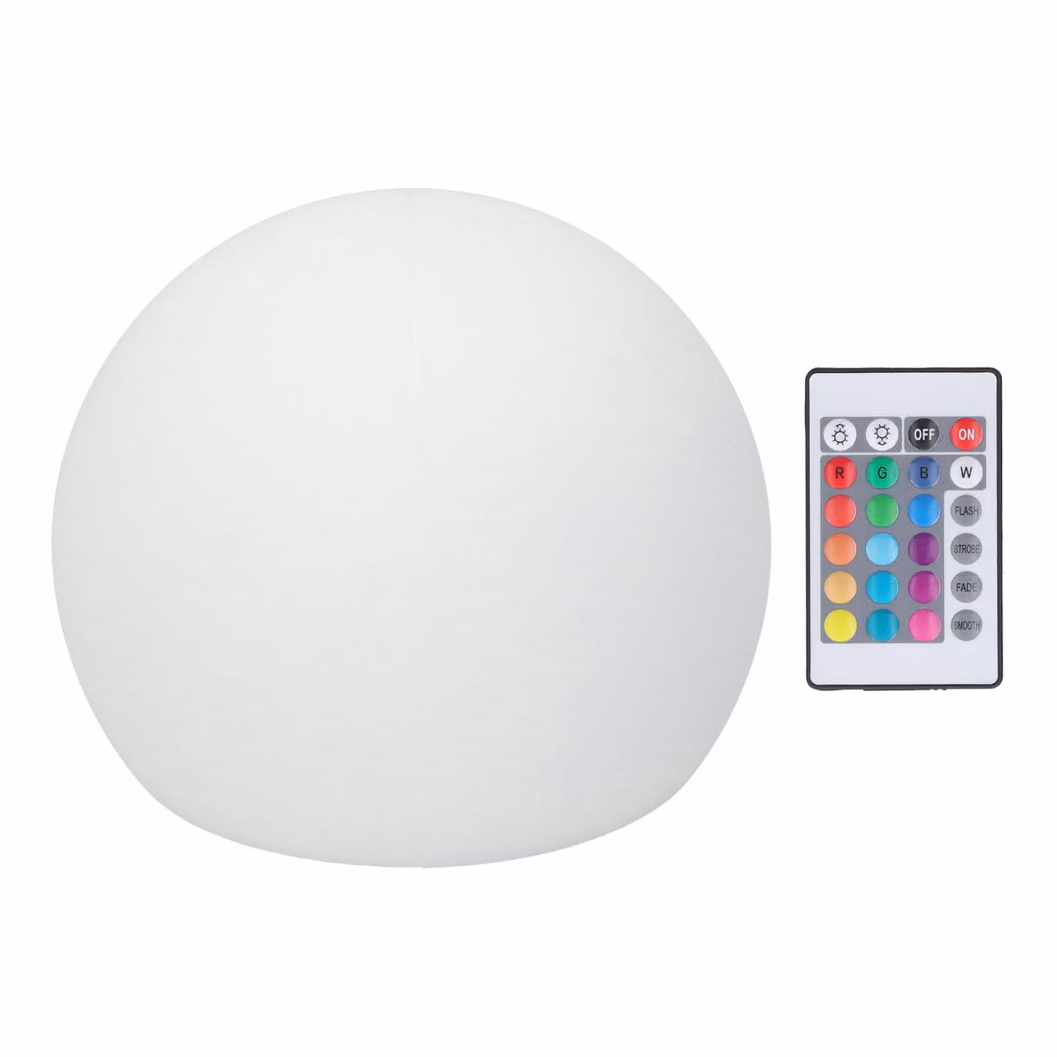 Lampada a globo LED per esterni, impermeabile, RGBW con 16 colori dimmerabili, 4 modalità, telecomando a 24 pulsanti