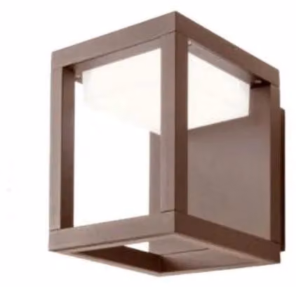 XIERA Lampada a LED SMD, 11W, grado di protezione IP54 - Marrone ruggine