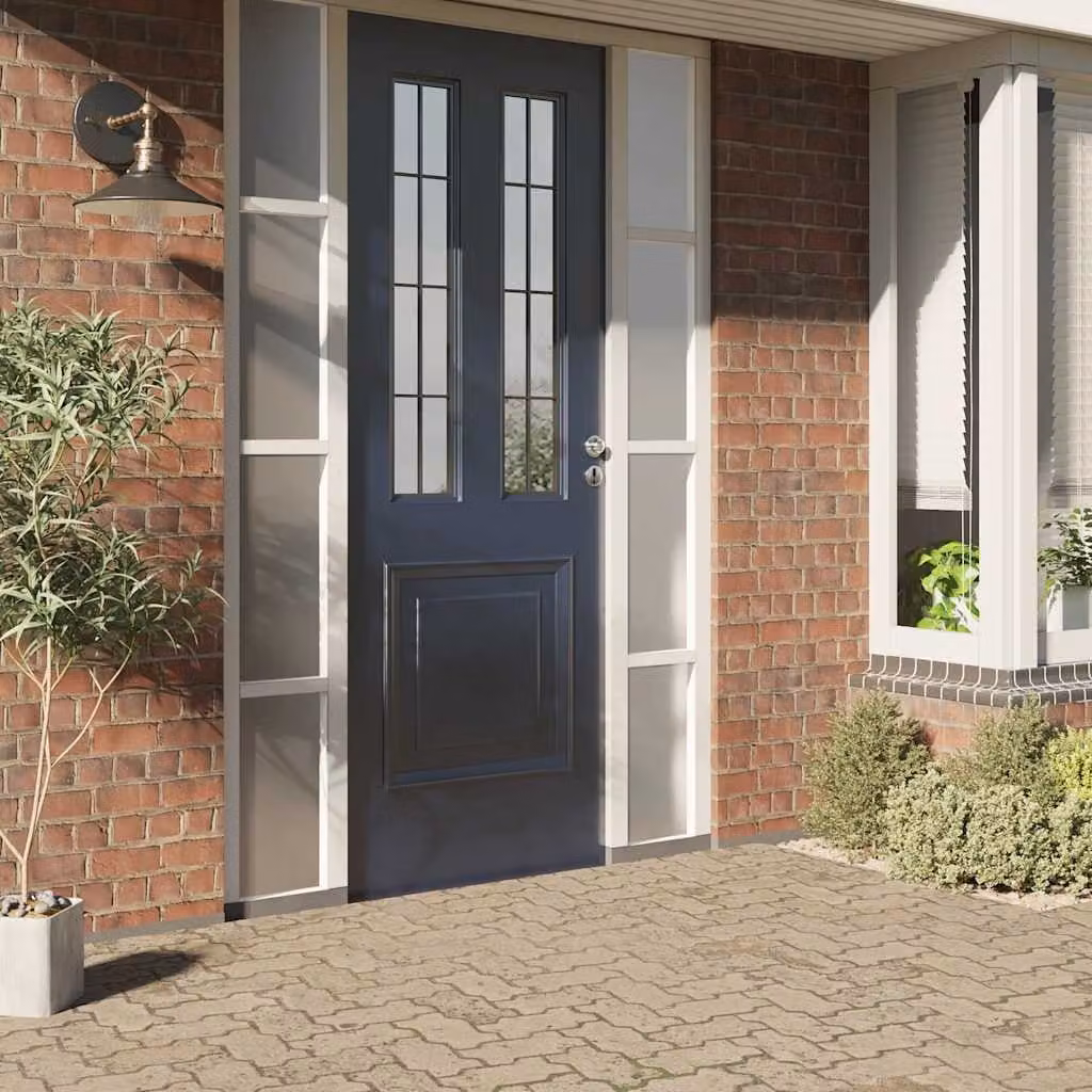 vidaXL Pellicola Statica Smerigliata Grigio 60x1000 cm PVC
