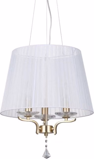 Lampadario Classico Pegaso Metallo Ottone 3 Luci E14