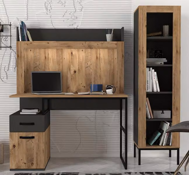 Schreibtisch Komfortabel Jugendzimmer Kindermöbel Braun Moderne Möbel
