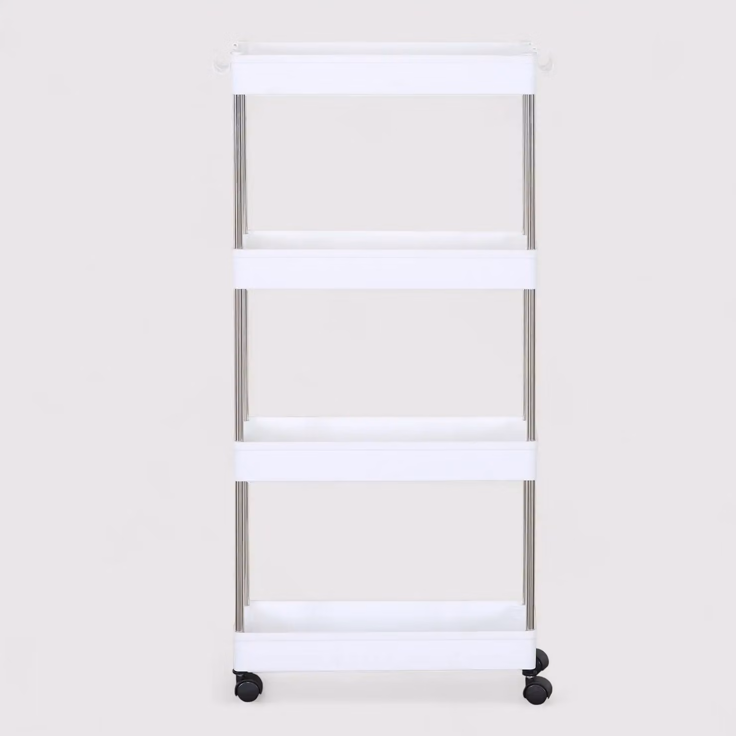 Aglaia - Carrello multiuso per cucina o bagno con 4 ripiani