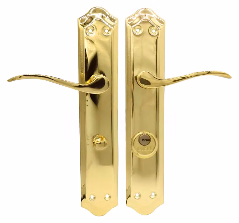 Elzusha - Set di serrature in ottone con chiavi e design ergonomico