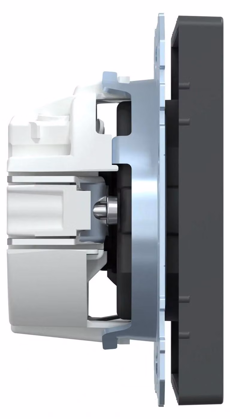 Merten MEG2300-6034 Presa di corrente con protezione tattile avanzata D-Life antracite