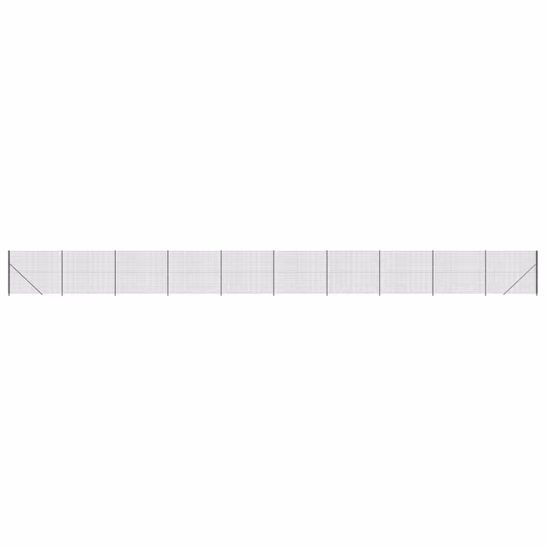 Recinzione Metallica con Flangia Antracite 1,6x25 m