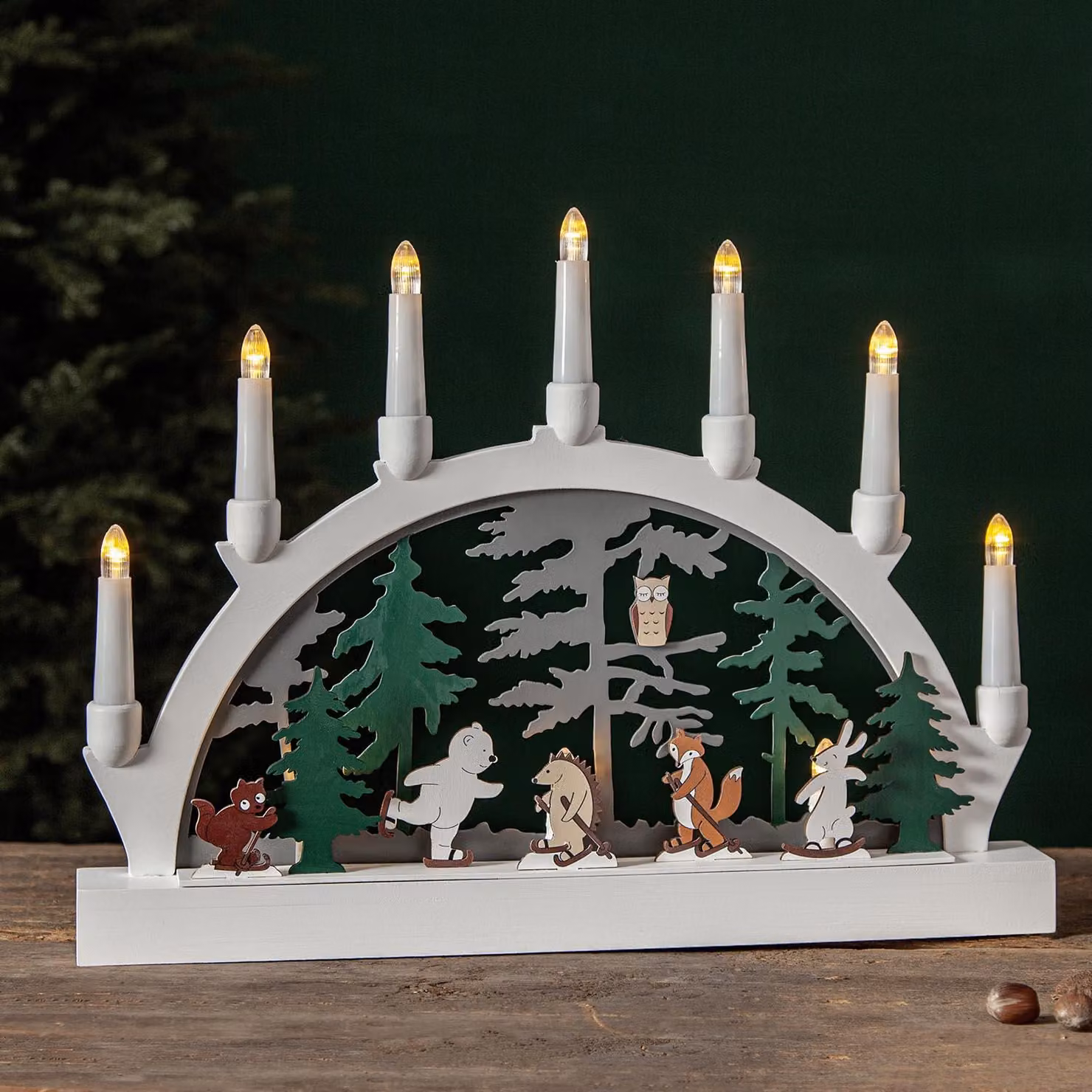 Star Trading 271-88, figura decorativa luminosa, multicolore, 10 lampadine, LED, 0,3 W, luce bianca calda