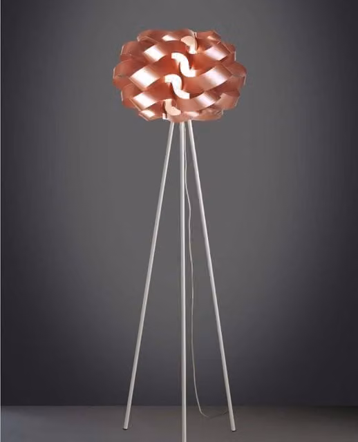 Lampada a piantana treppiedi CLOUD Rame diametro 50x h160 cm