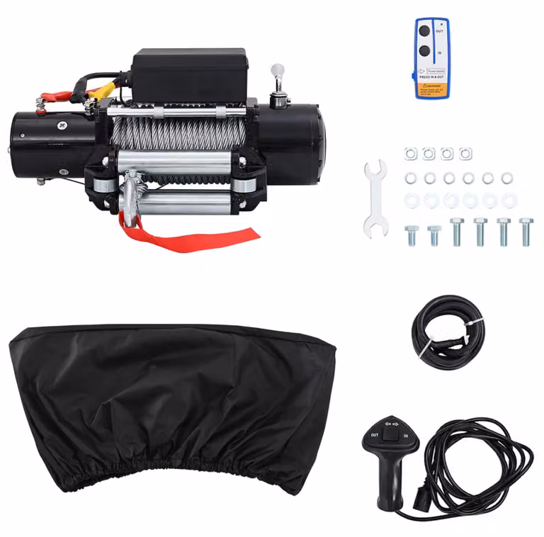 Avvolgitori elettrici in PVC, colore nero