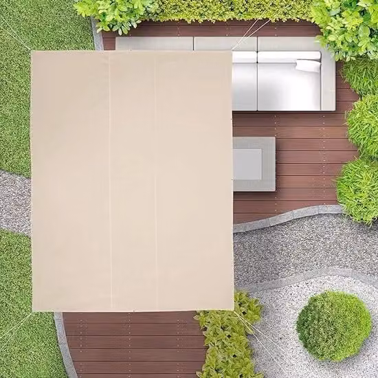 Ombrellone acqua e sole resistente, UV resistente / per terrazza, balcone / ombrello 3,5 x 4,5 m