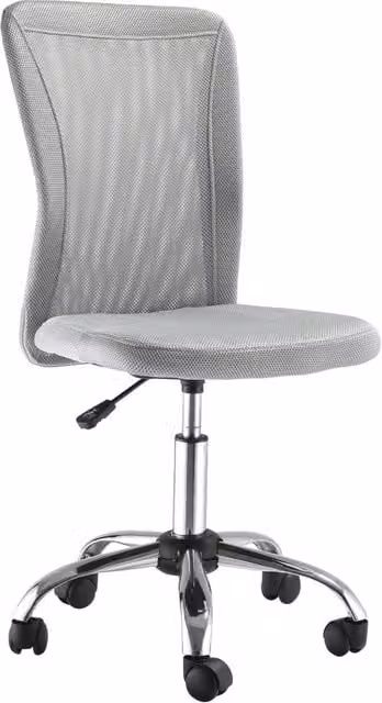 Sedia da ufficio girevole Xylo con schienale in rete, altezza regolabile, grigio, L: 43 cm, P: 58 cm, H: 90-100 cm
