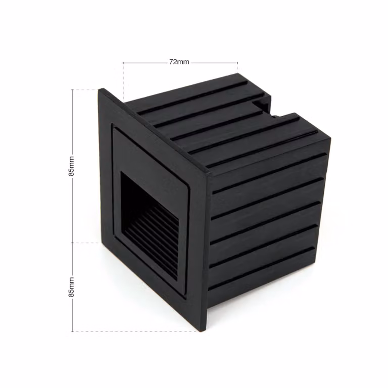 ORION Applique a LED da incasso Loro, nero, larghezza 8,5 cm, alluminio Loro, Nero, Alluminio, Moderno, Applique da esterni