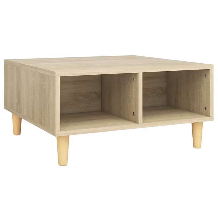 Tavolino da Salotto Rovere Sonoma 60x60x30 cm Legno Multistrato