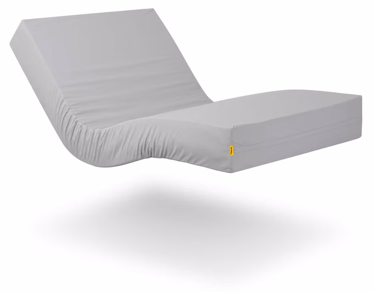 Materasso sanitario 90x200 cm, viscoelastico, impermeabile, adatto per un peso massimo di 140 kg