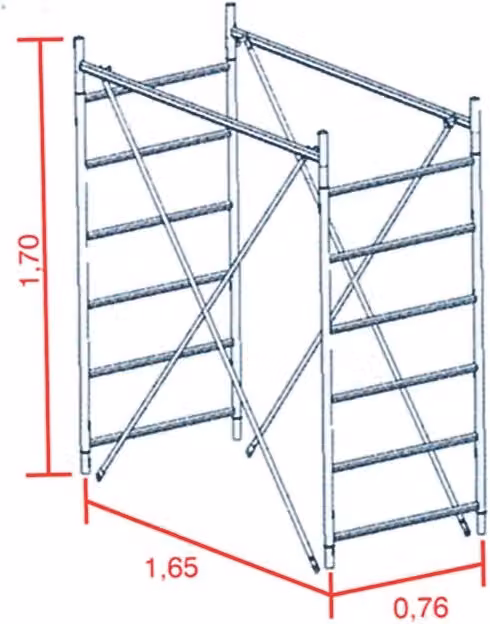 Alzata Torre Grim 170 cm