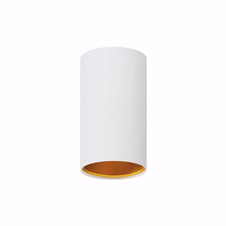 Lampada da soffitto Lampada da incasso Downlight Rotonda Alluminio bianco e oro Attacco GU10