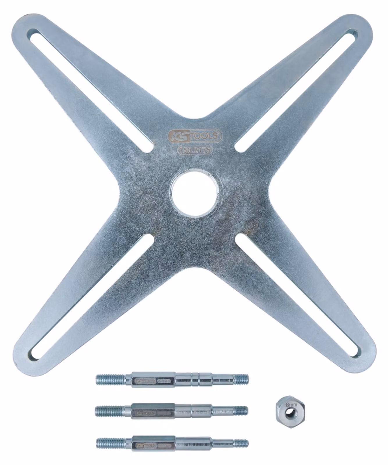 KS TOOLS Set supplementare utensile per frizione SAC (passo 4 fori), 5 pezzi ( 150.2115 )