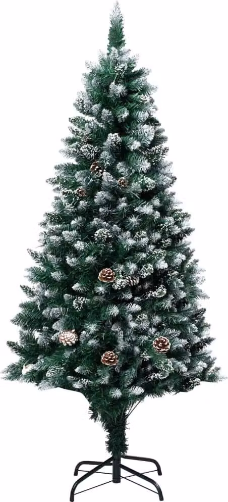 Maison Exclusive - Albero di Natale artificiale con pigne e neve, 180 cm