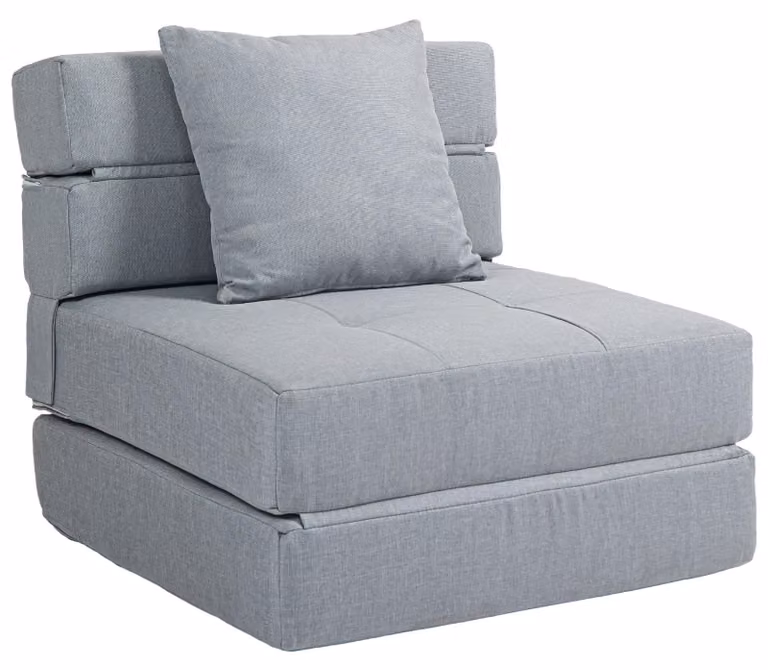 Poltrona letto - Divano letto - Letto a scomparsa - Letto per ospiti - Poltrona trasformabile in letto - Design 2-in-1, pieghevole