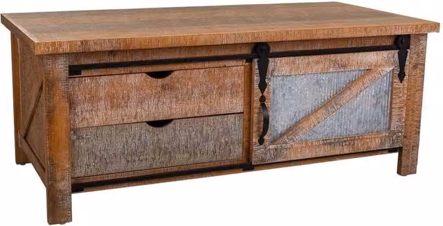Tavolino marrone 120x60x48h