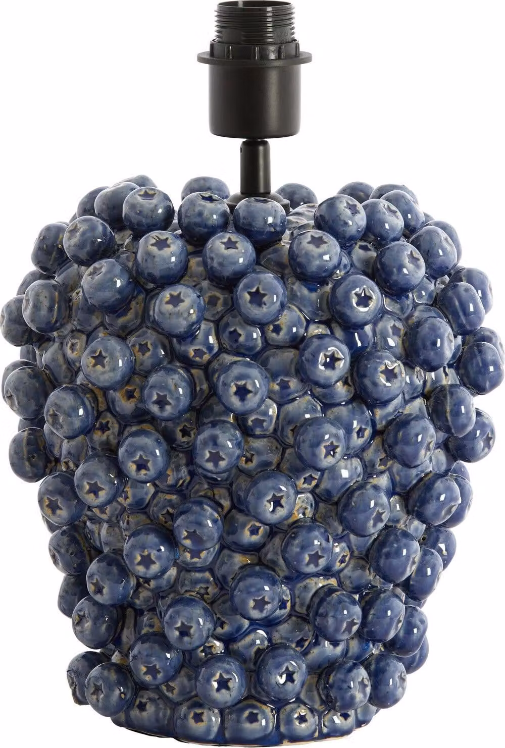 Lampada da tavolo - blu - Berries - Vetroceramica - Ø 26cm - E27 - 1742780 - Light & Living