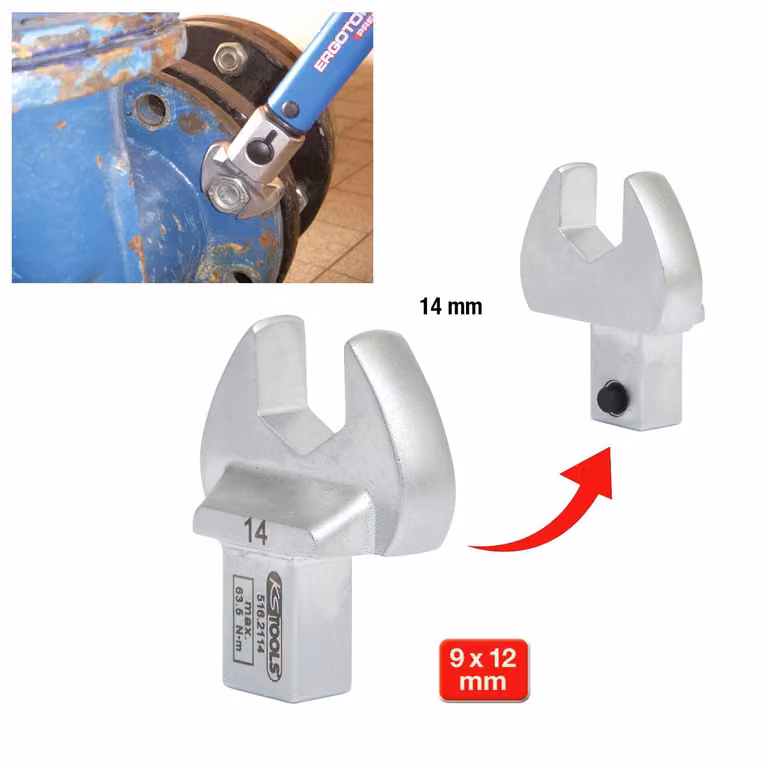 KS TOOLS Chiave combinata 9x12 mm 14 mm - 516.2114