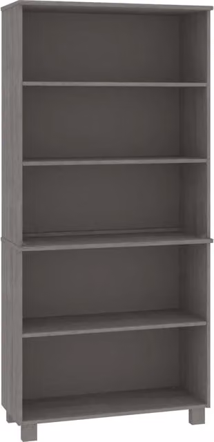 Credenza Buffet Hamar in Legno Massello di Pino Grigio Chiaro L: 180 cm, H: 85 cm, P: 35 cm