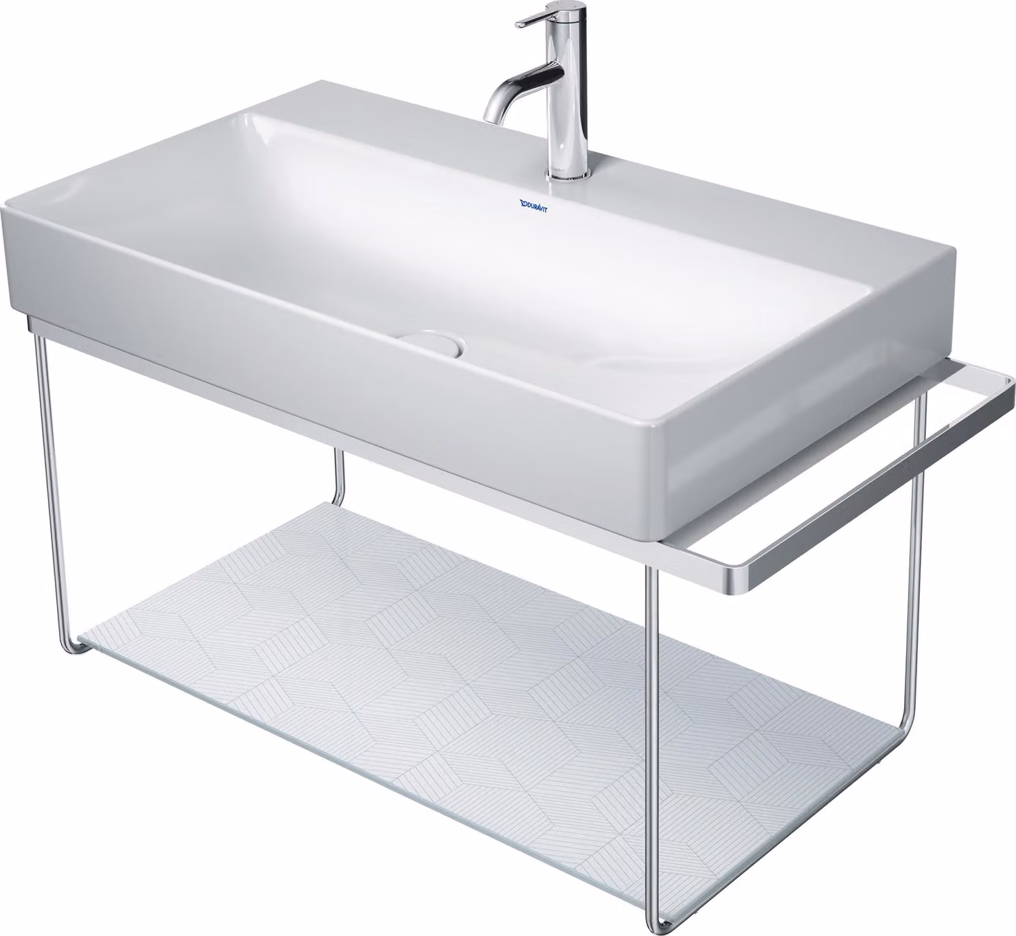 Duravit DuraSquare console en métal 86,5x45,1cm, pour lavabo 235380, montage mural, 0031121000, 0031121000