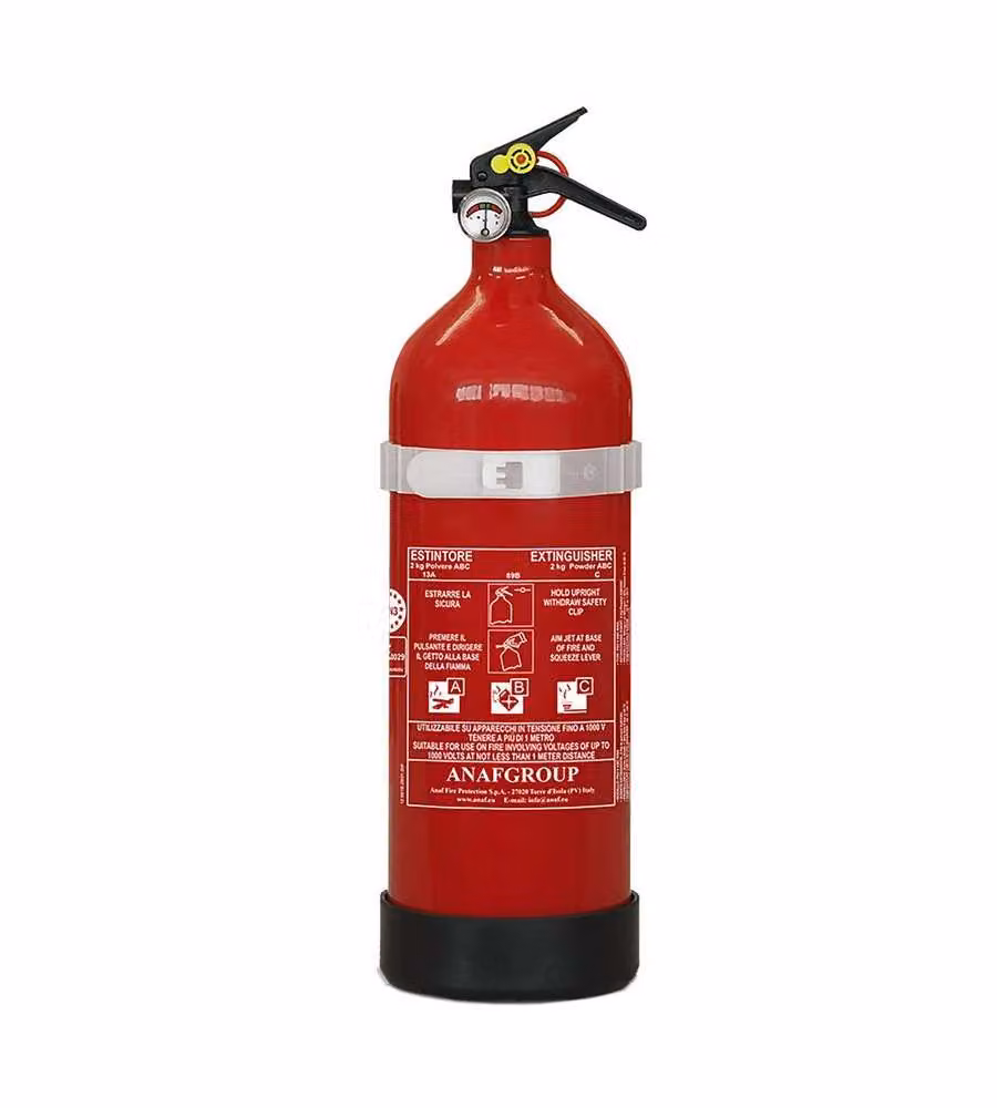 Estintore a polvere Anaf Group 2 kg omologato Rina