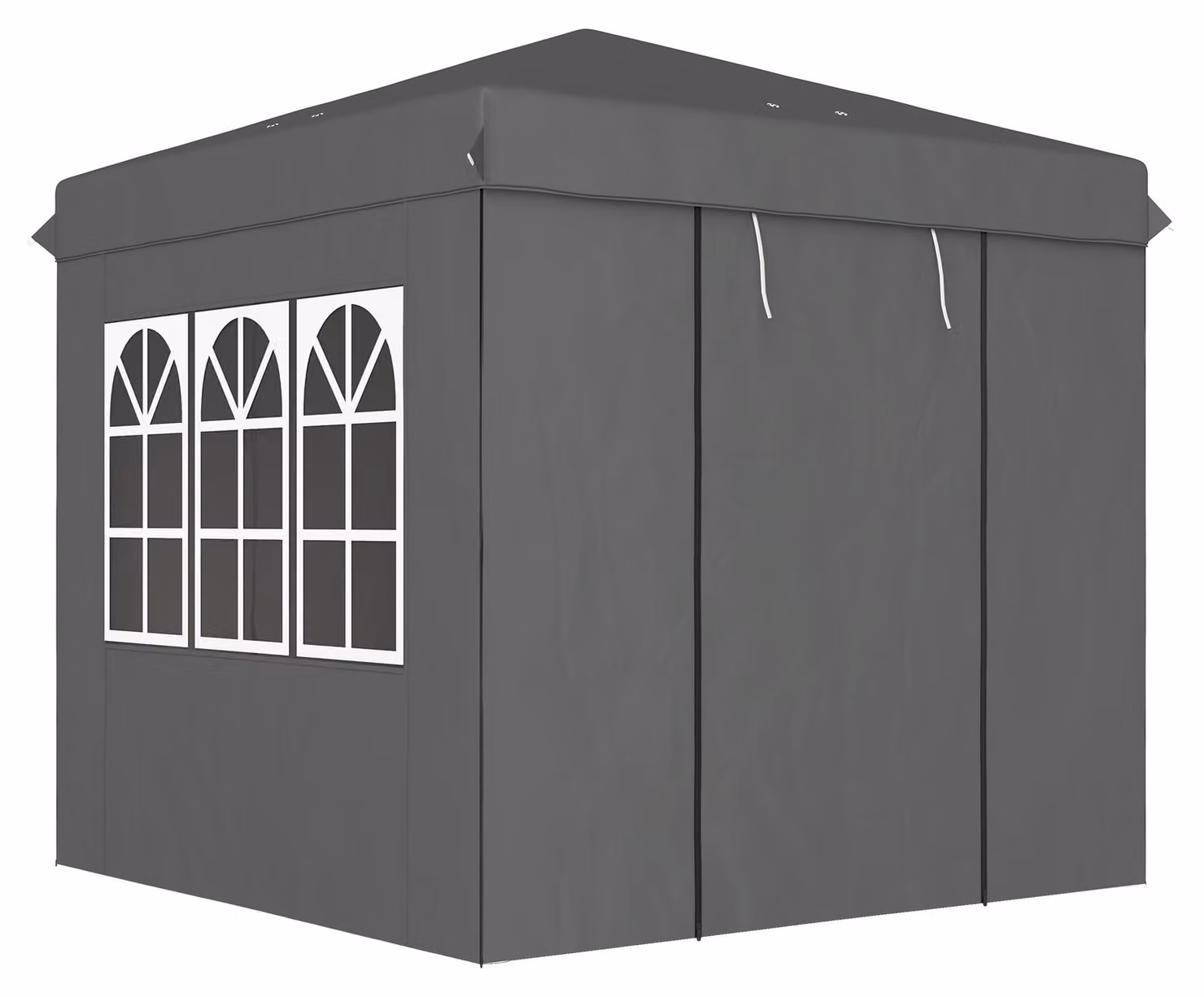 Gazebo Outsunny 2,5x2,5 m, idrorepellente, stabile, resistente alle intemperie, gazebo pieghevole pop-up