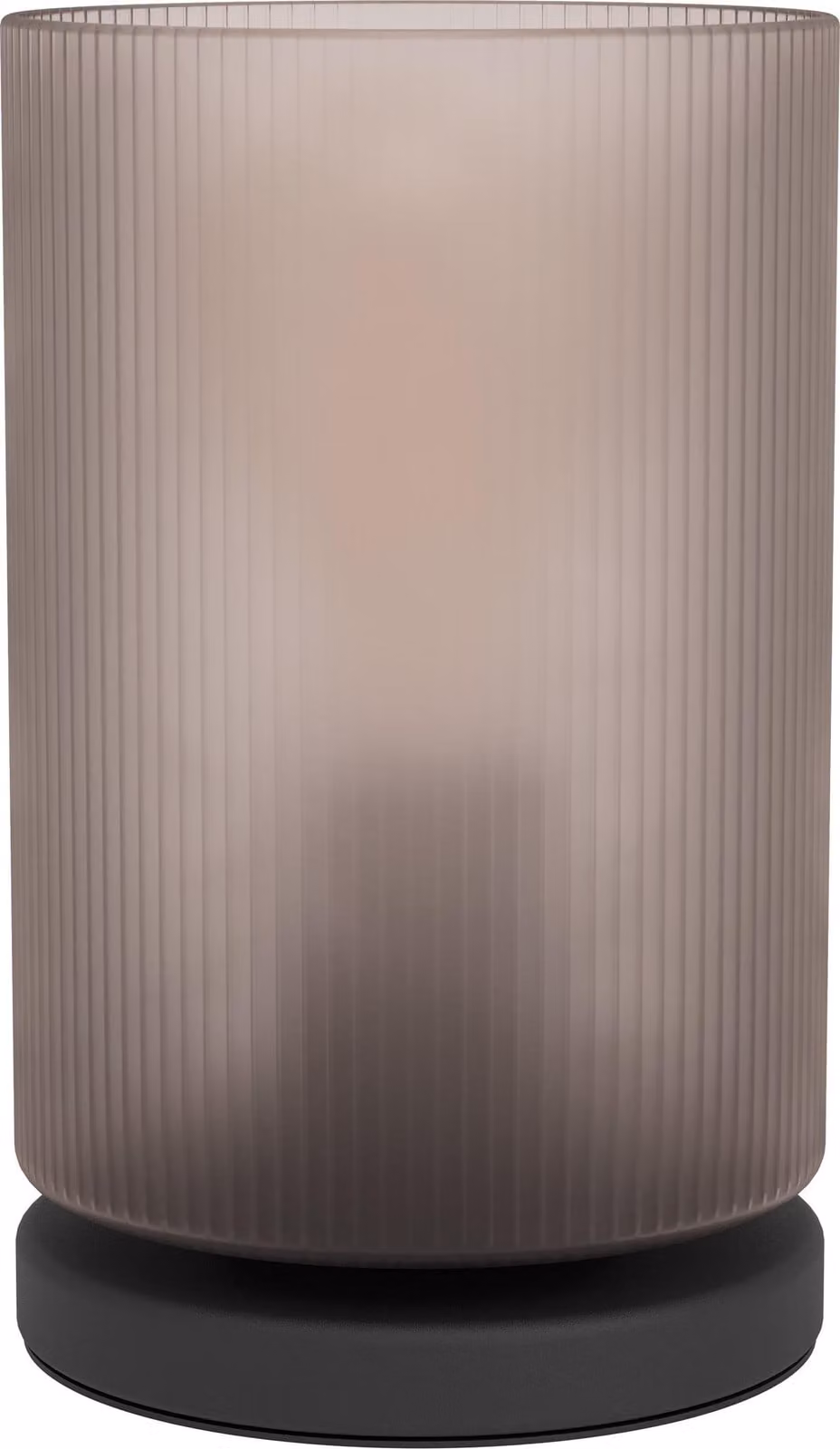 EGLO ''Colomera'' lampada da tavolo, E27, acciaio/vetro, grigio opaco