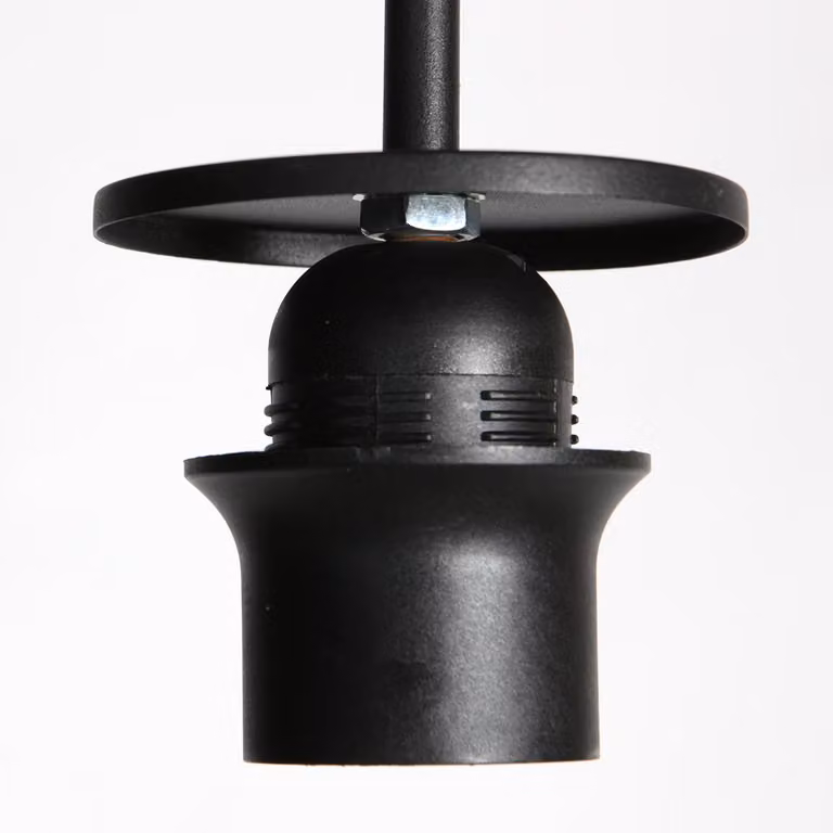 Lampada a sospensione - nero - HaloSwap - plastica metallo - Ø 10cm - E27 - 4222ZW - Mexlite