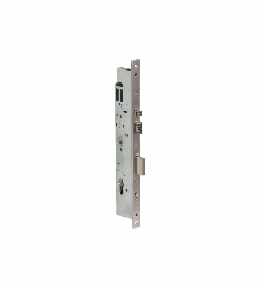 Elettroserratura a incasso Cisa modello 19225-35-0 in acciaio inox color argento