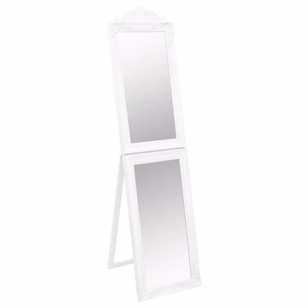 Specchio autoportante rettangolare vidaXL bianco L: 50 cm, H: 200 cm – 2