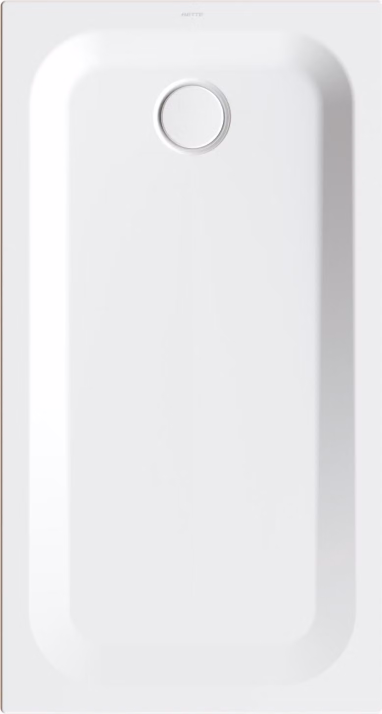 Receveur de douche rectangulaire BetteUltra avec support de baignoire minimum, 1300x700x35mm, 5784-000T1, 5784-000T1