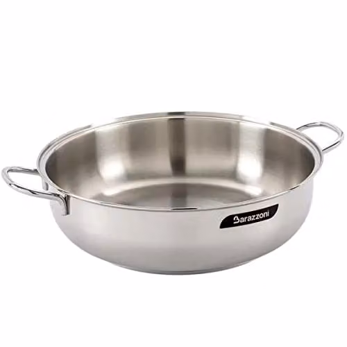 Tegame Inox 2 Manici        Cm 22 Bonita Barazzoni