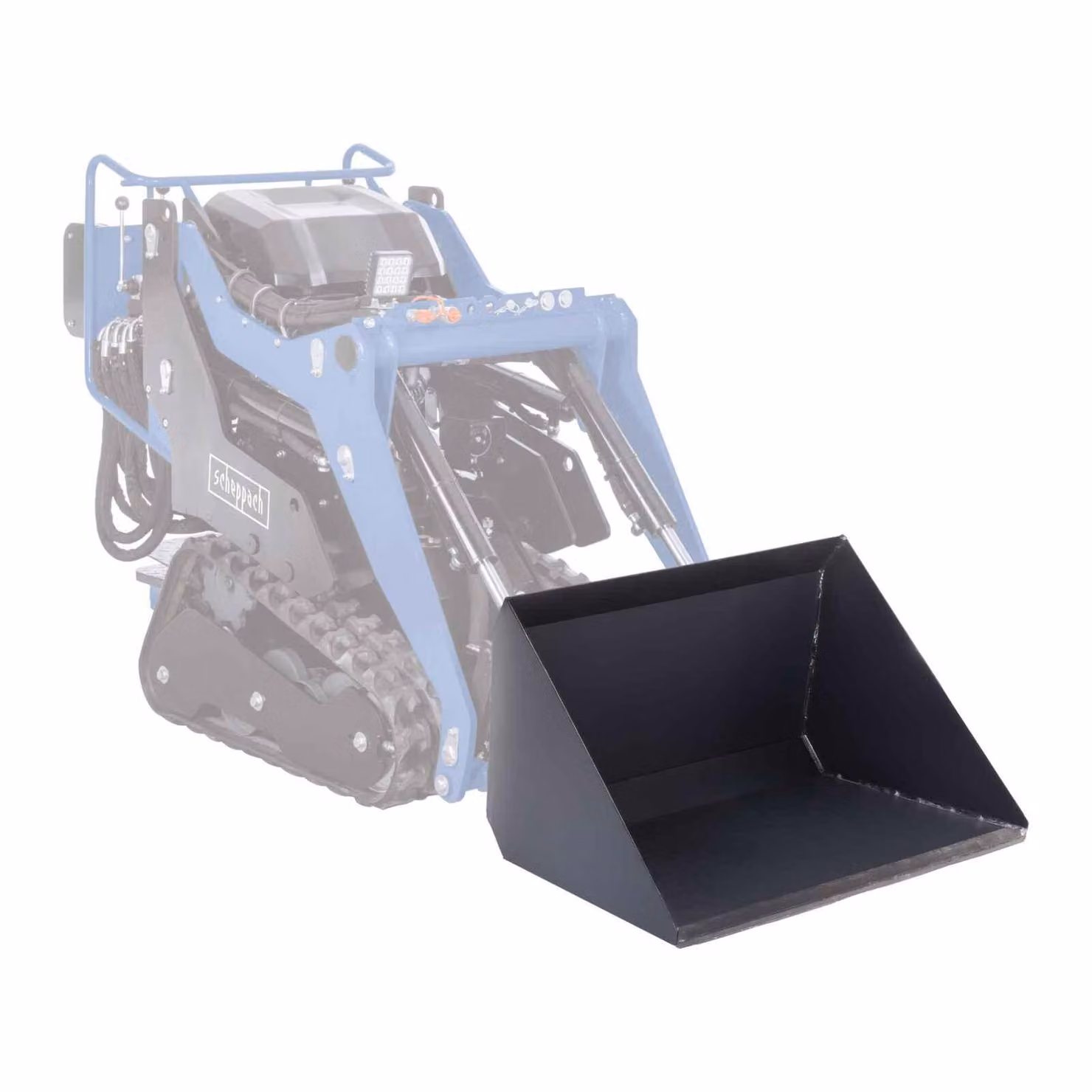 Pala per miniescavatore Scheppach - Larghezza 735 mm | Capacità di 130 litri / 0,13 m³