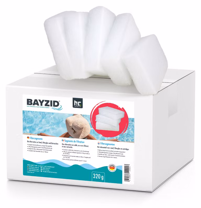 320 g di segmenti filtranti per piscina BAYZID®