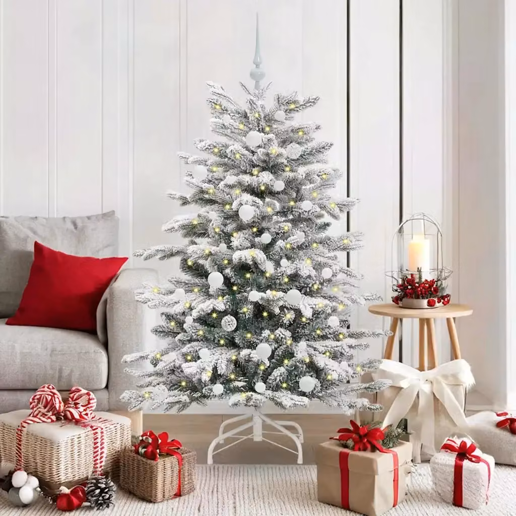 Albero di Natale artificiale moderno DESIGN IN con rami pieghevoli e luci LED bianco, Altezza: 150 cm – 2
