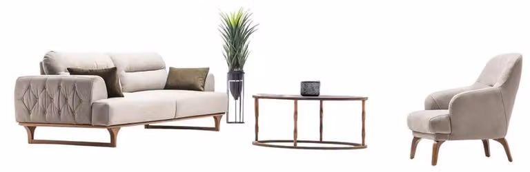 Wohnlandschaft Sofa Set Sitzgruppe Lounge Polstergarnitur Sitzgruppe Couch 3+1