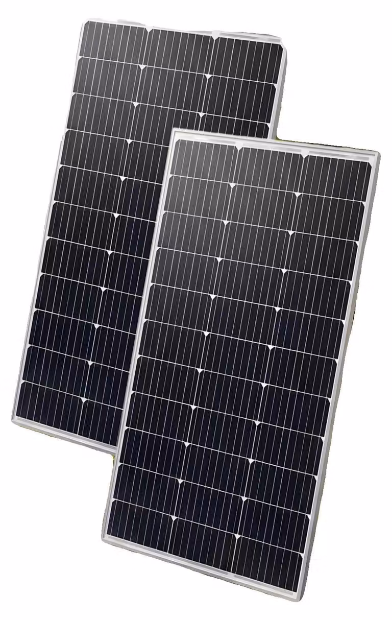 Pannelli solari, alta efficienza, costruzione resistente, 100W, confezione da 2