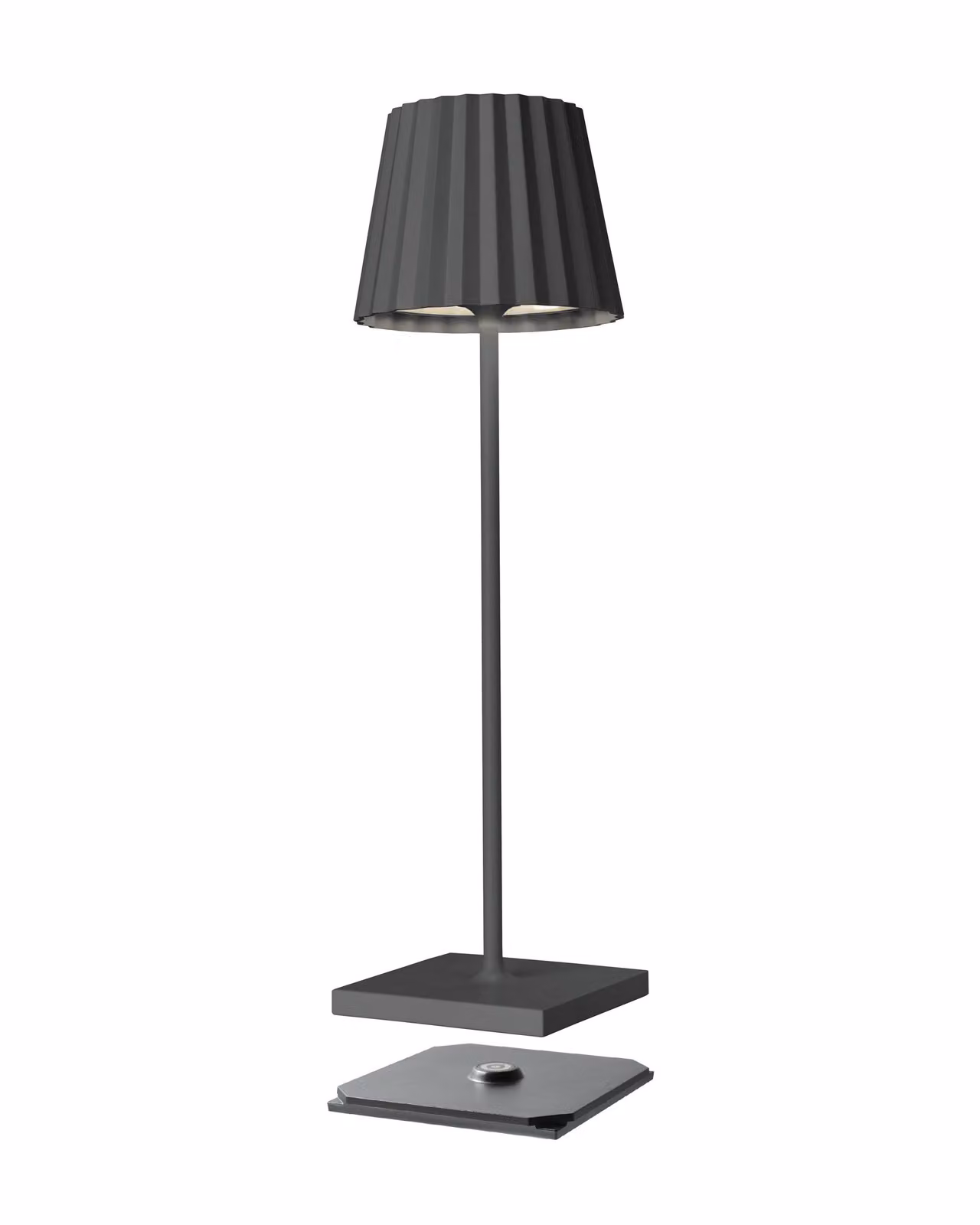 Sompex Troll 2.0 lampada da tavolo ricaricabile antracite