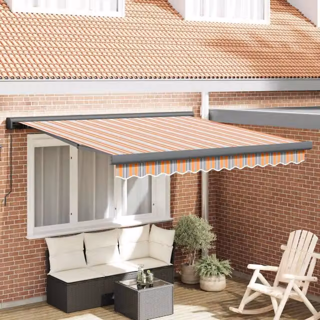 Tenda retrattile Multicolore 300 x 250 cm Tela e Alluminio 3330011