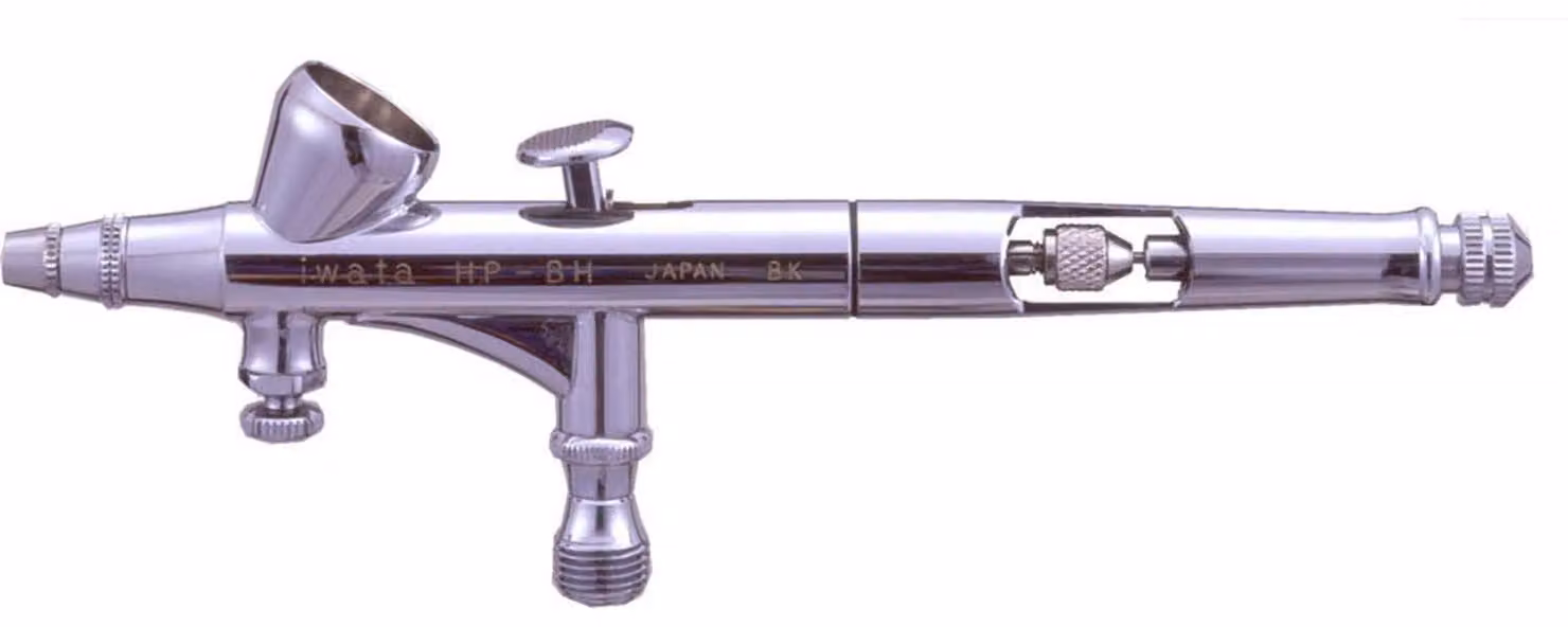 Aerografo a doppia azione, ugello da 0,2 mm, serbatoio da 1,8 ml